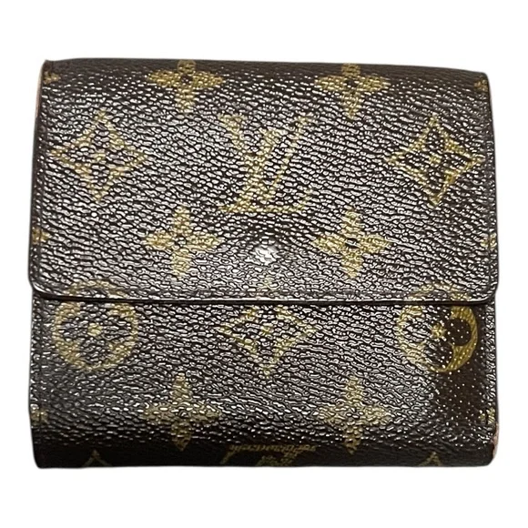 Louis Vuitton Authentic Vintage brown and Gold Monogram Tri-fold Wallet - Picture 6 of 17